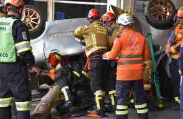  Bombeiros militares do Paraná disputam mundial de salvamento veicular em Portugal